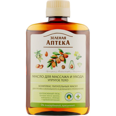 Масло для тела Зелена Аптека Упругое тело Для ухода и массажа 150 мл (4823015937071) Винница - изображение 1