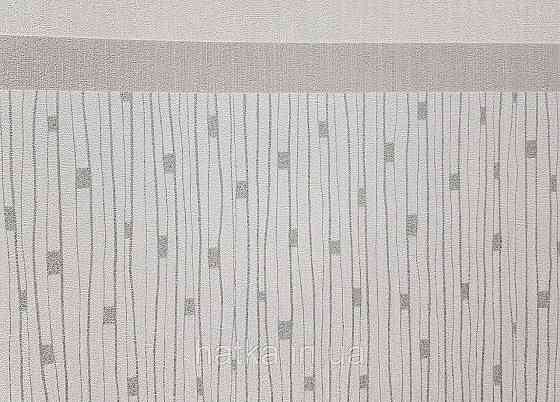 Обои виниловые на флизелине AS creation The Bos 0.53х10 полоски дождик серо серебристые на белом Киев
