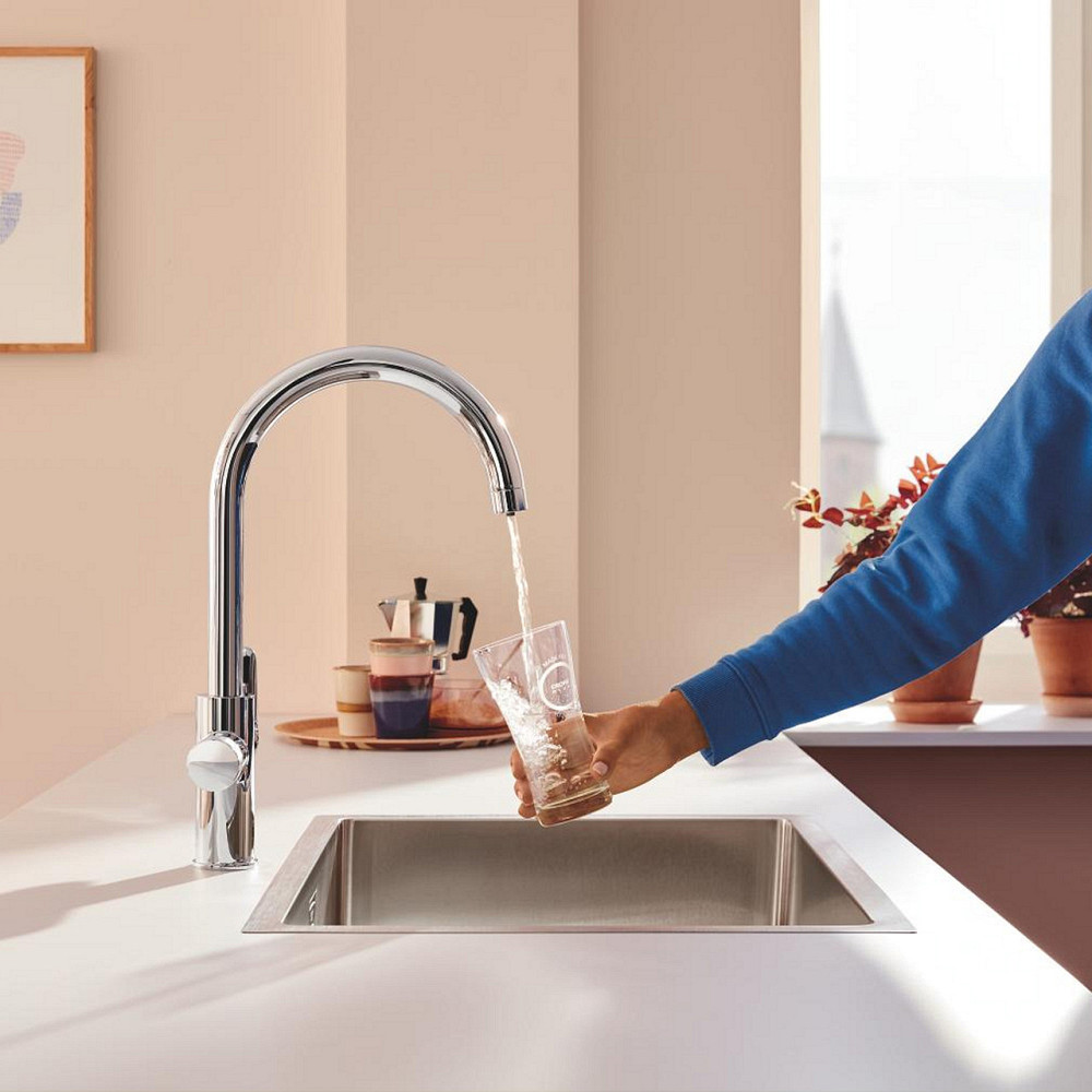 Змішувач для кухні Grohe Blue Pure StartCurve 30592000 з фільтром Blue S-Size 40404001 і головкою 64508001 Київ - фото 7