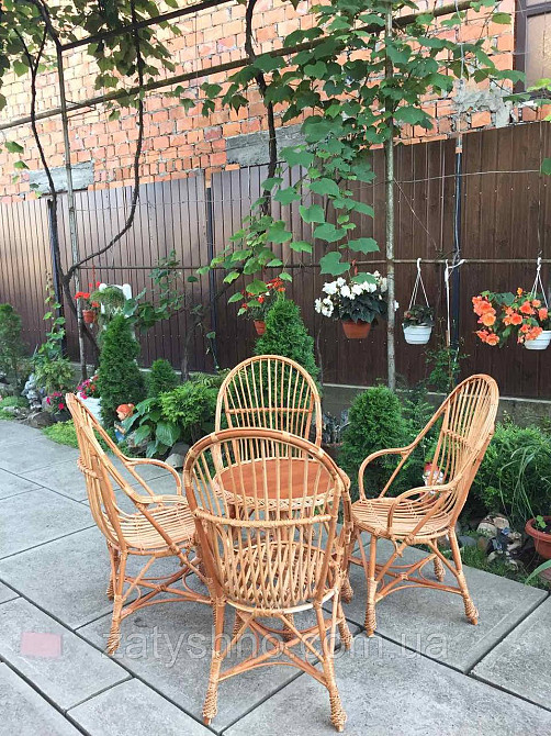 Столик та крісла журнальні для балкона Київ - фото 2