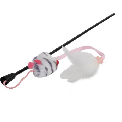 Іграшка для котів GiGwi Teaser Дражнилка з мишкою зі звуковим ефектом 51 см (75111) Вінниця - фото 1