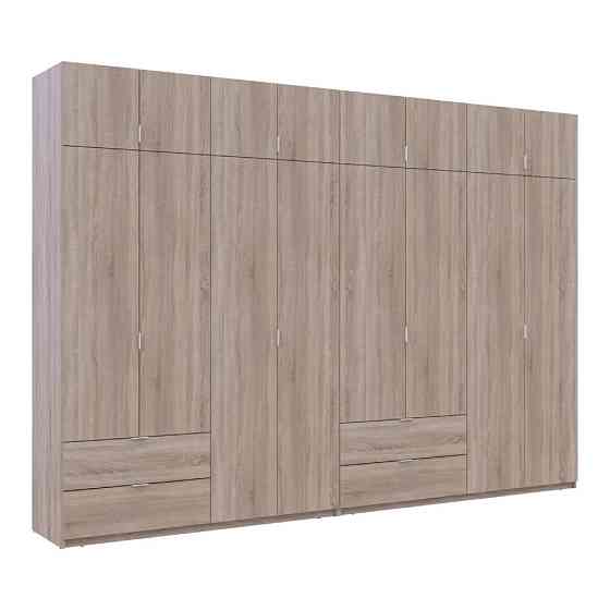 Шкаф для одежды Doros Лукас Дуб сонома 4+4 ДСП 340х50х240 DRS-011711 (42005139) Днепр