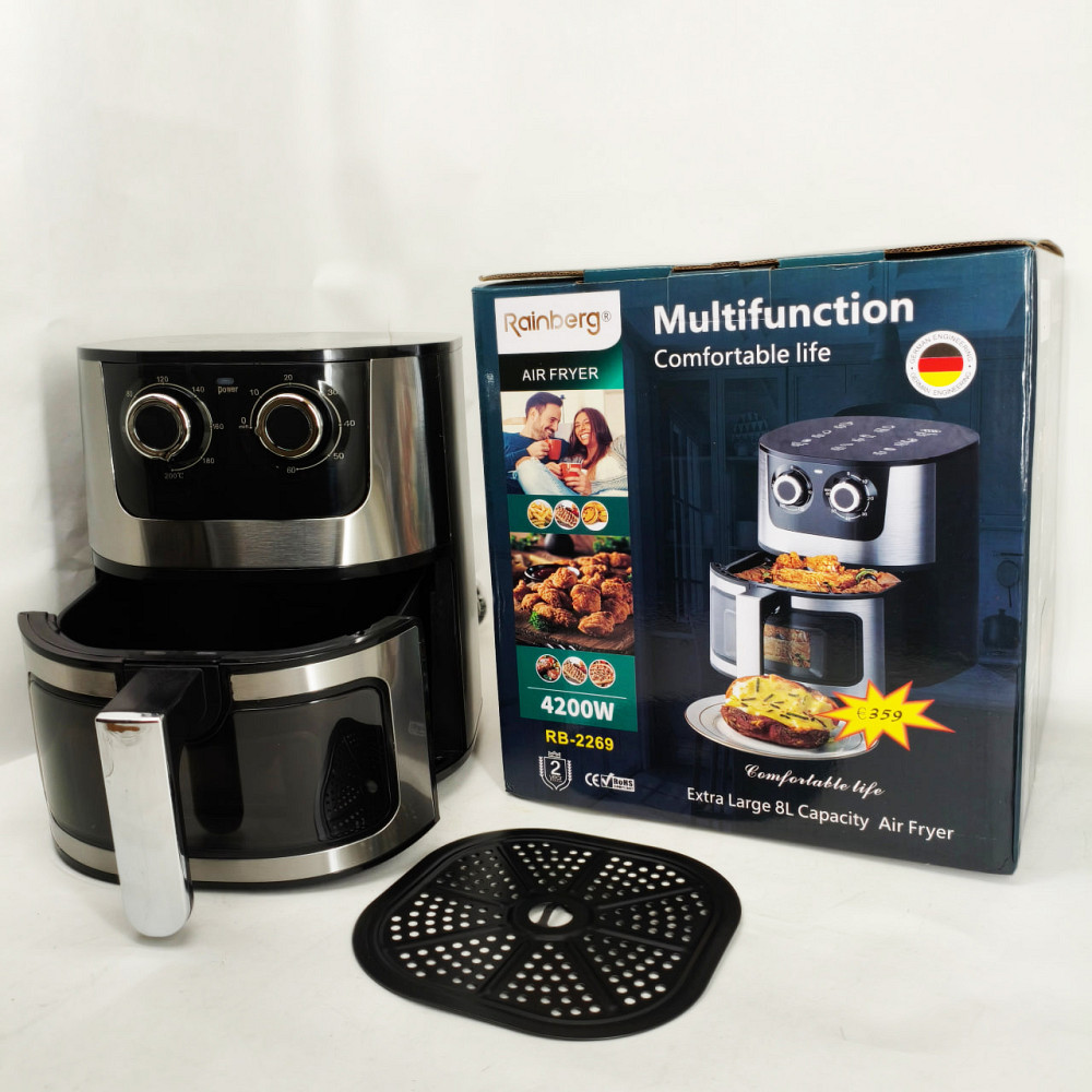 Мультипечь с функцией аэрофритюрницы и грилем, Сенсорная аэрофритюрница аэрогриль мультипечь для дома SF-67 Львов - изображение 7