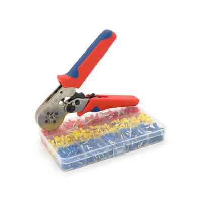 Зажим для клемм Voltronic HCS8 6-4A 0.25-10mm2, blue-red + набор наконечников (VE0508,VE1508,VE1008,VE4009,VE2508) (HCS8 6-4A+VE1020) Вінниця