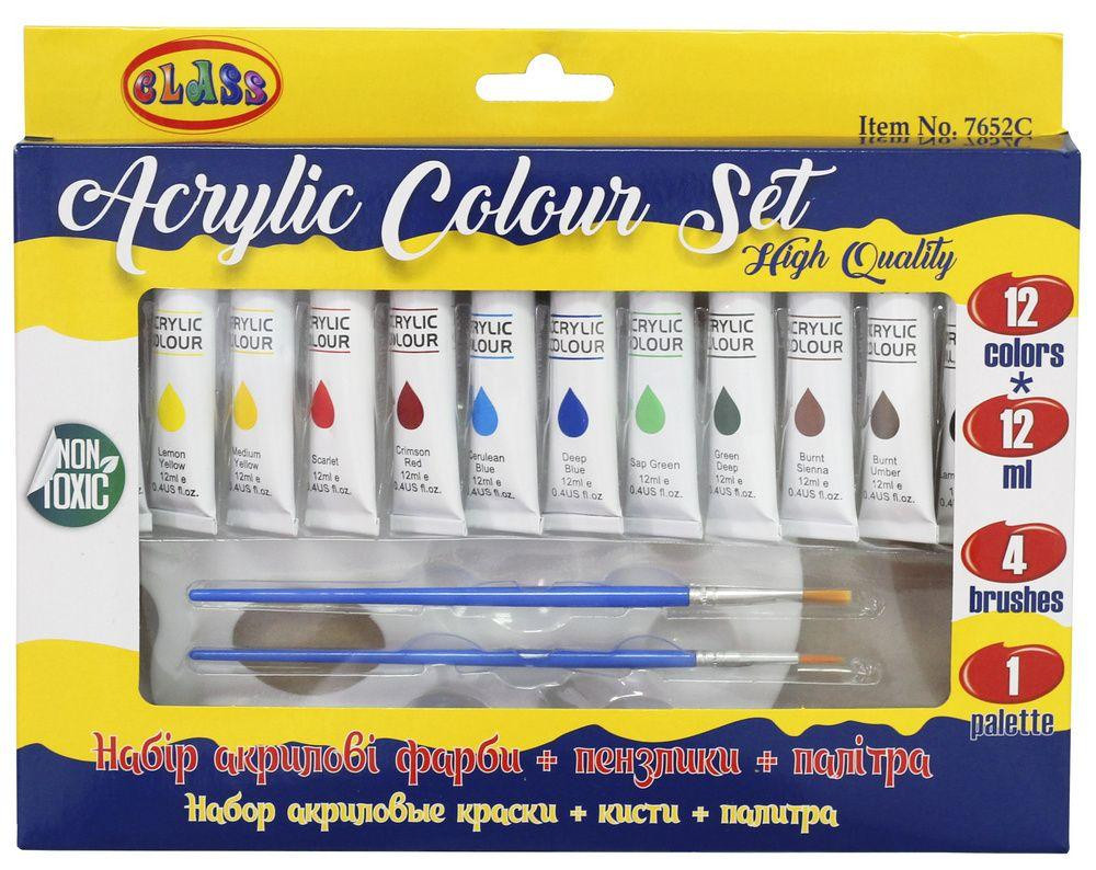 Набір акрилових фарб 12 кол./12 мл. 