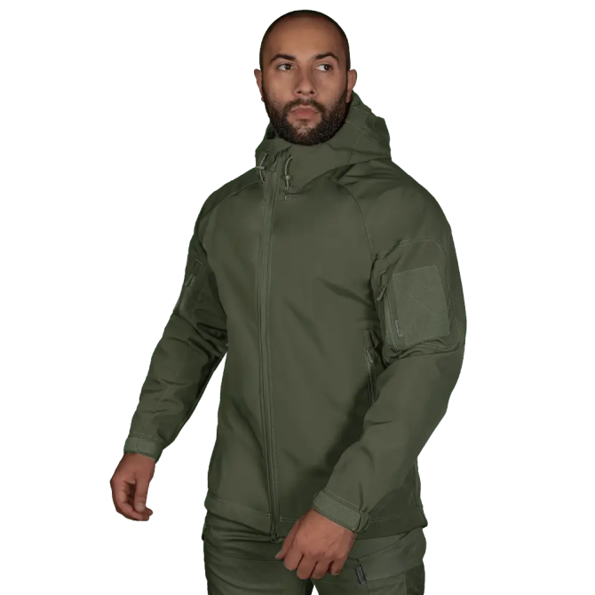 Куртка чоловіча тепла Stalker SoftShell 7225 (Оливковий) 2XL Вінниця - фото 2