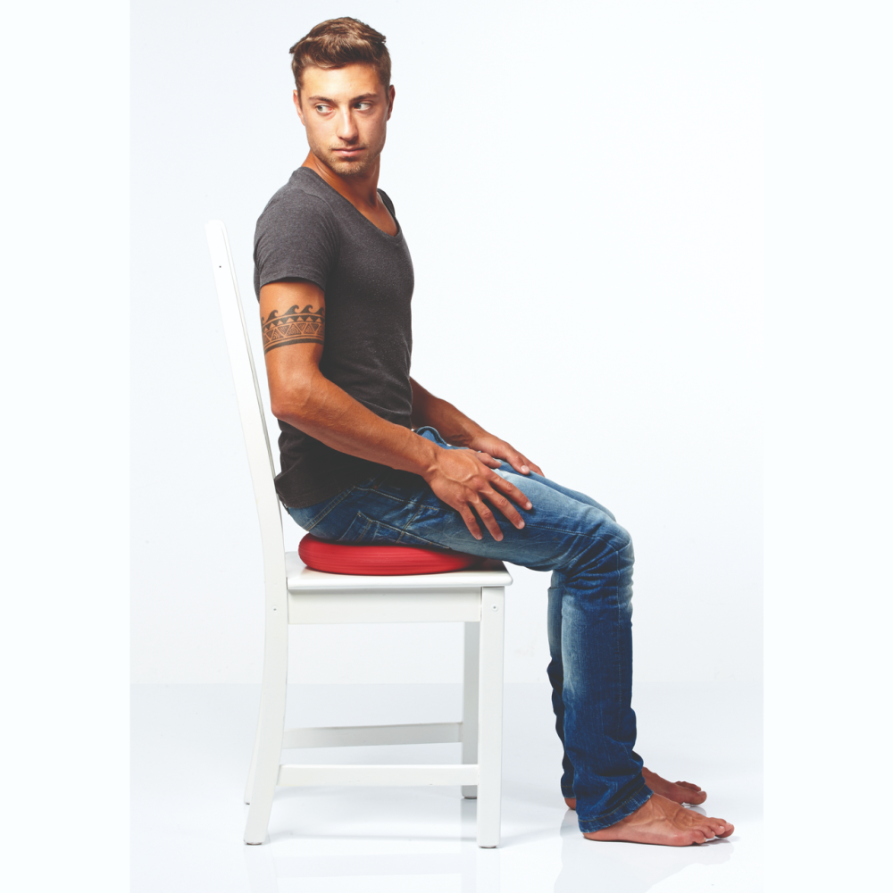 Балансировочная подушка Togu Dynair® Ballkissen® XL - 36 см (красная) Днепр - изображение 4