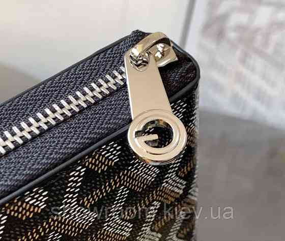 Гаманець на змійці Goyard (094) black Lux Київ