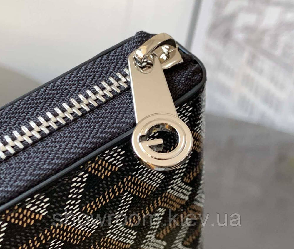 Гаманець на змійці Goyard (094) black Lux Київ - фото 5