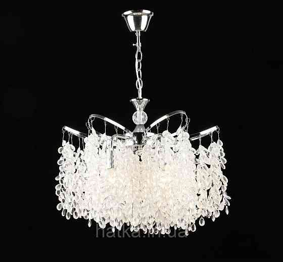 Люстра підвісна кришталева E2690/6, Хром Київ