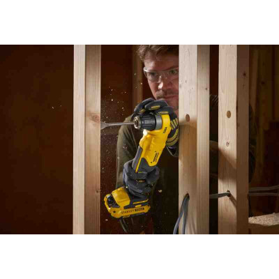 Дрель Stanley угловая FATMAX® V20, Li-lon 18V, 45 Нм, 0-600 / 1900 об/мин (без АКБ и ЗУ) (SFMCD750B) Винница - изображение 6