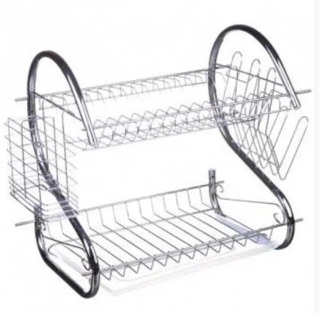 Сушилка для посуды с нержавеющей стали  50х20х30см UNIQUE UN-2002 Одесса - изображение 4
