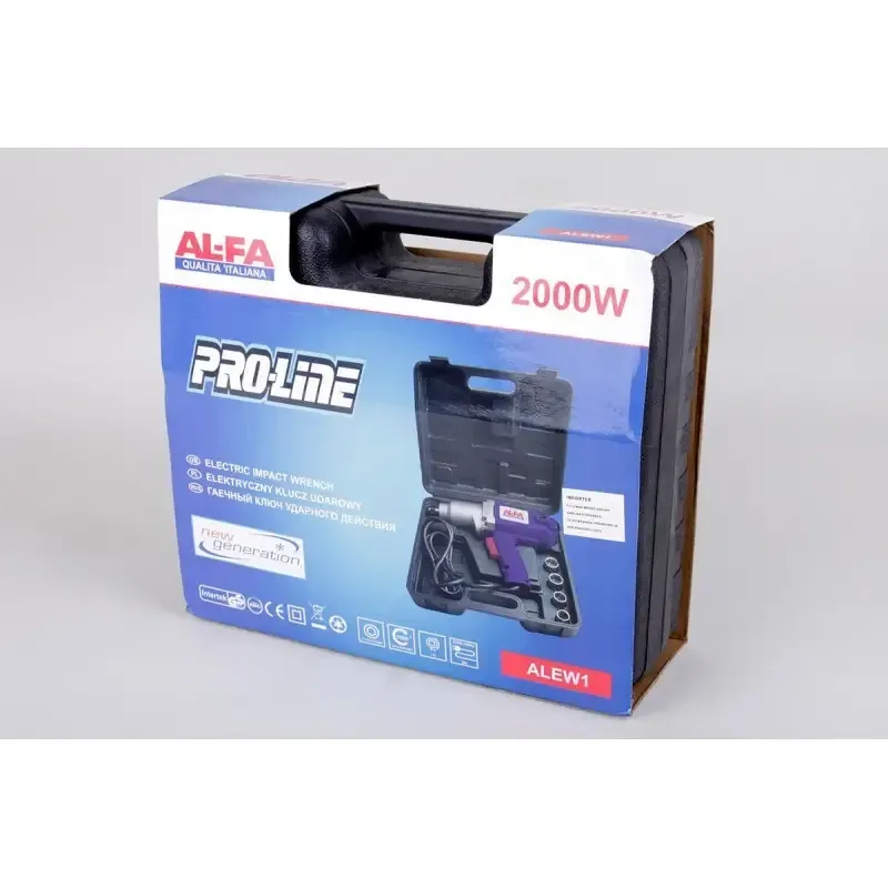Електричний ударний гайковерт AL-FA  2000 Вт і крутним моментом 750 Нм для легкових і вантажних авто 230 В Львів - фото 8