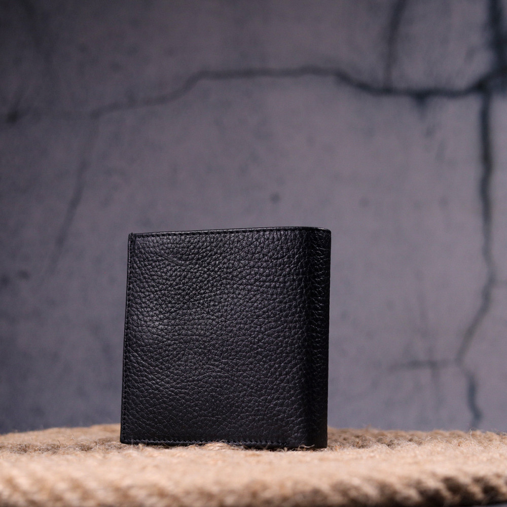 Практичное женское портмоне из натуральной кожи KARYA 21315 Черный Киев - изображение 10