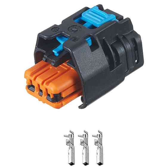 Разъем коннектор 3-кон., Габариты, Дхо (Дневные Ходовые Огни), 13847082, APTIV (Delphi) Nissan, Renault 40605 Киев