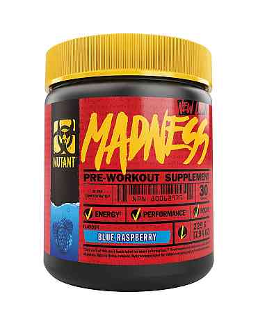 Передтренувальний комплекс MUTANT Madness 275 g (Blue Raspberry) Луцьк