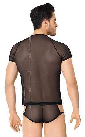 Мужской комплект белья - Shirt and Shorts 4607, black - M/L Sex Aura Киев