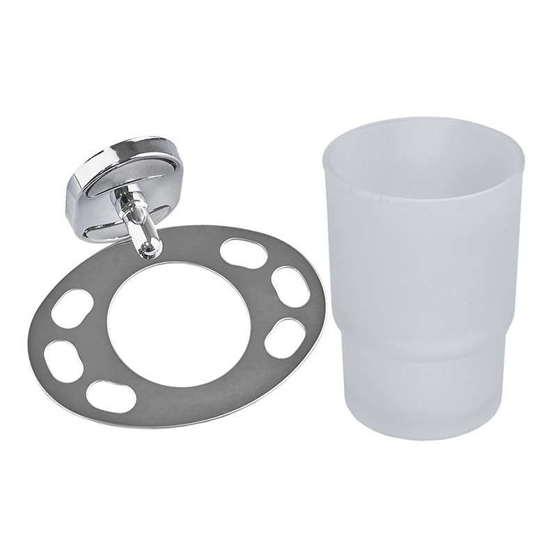 Стакан одинарный (стекло) с держателем зубных щеток Zerix AFB-0106-1 (ZX5057) Киев - изображение 4