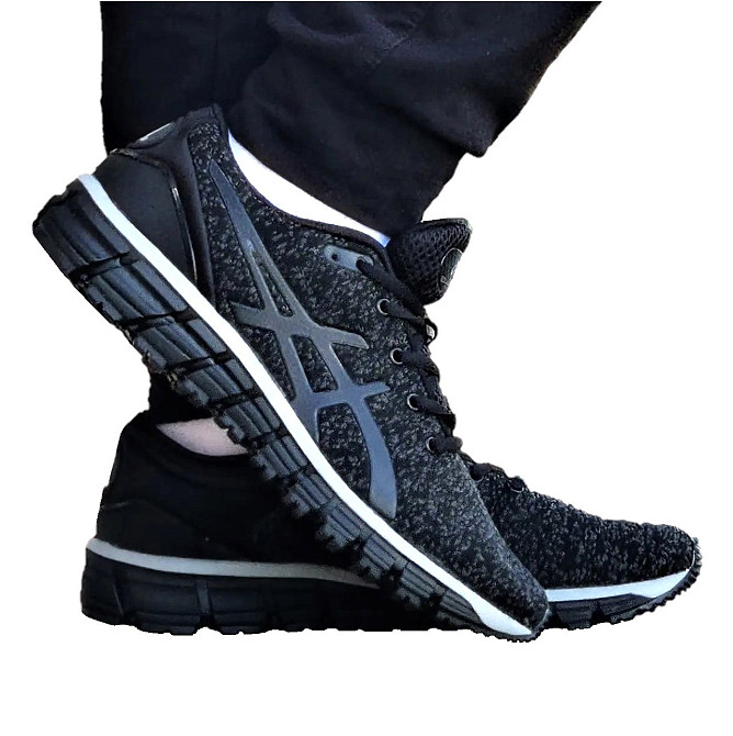 Кросівки Asics GEL Чорні Чоловічі Асикс Гель (розміри: 41,42,43,44,45,46) Відео Огляд Дніпро - фото 1