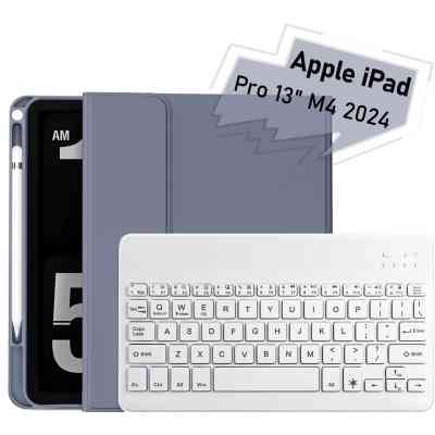 Чехол для планшета BeCover with keyboard Apple iPad Pro 13" M4 2024 Purple (713007) Винница