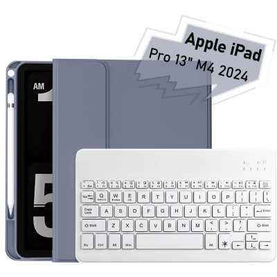 Чехол для планшета BeCover with keyboard Apple iPad Pro 13" M4 2024 Purple (713007) Винница - изображение 1