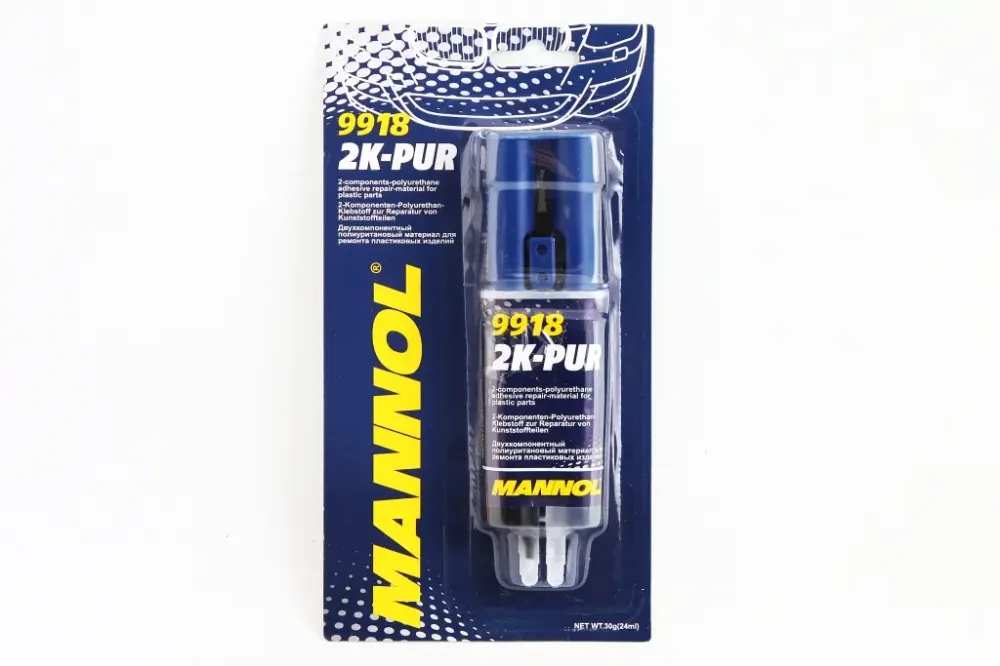 Клей эпоксидный  5мин в шприце Mannol полиуретановый 24мл/30г (2-комп.) Винница - изображение 1