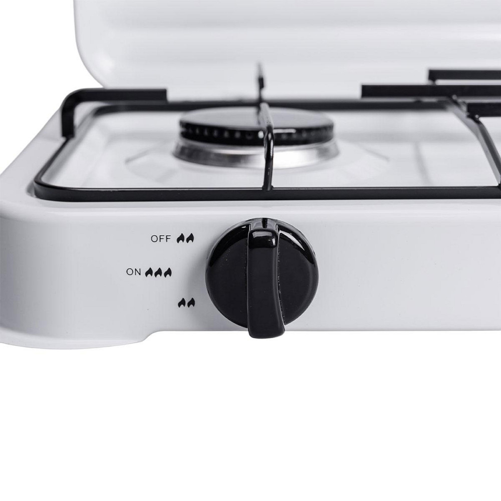 Настольная газовая плита на 2 конфорки мини газовая плита для баллонного газа Белая Sokany SK-6002 Киев - изображение 5