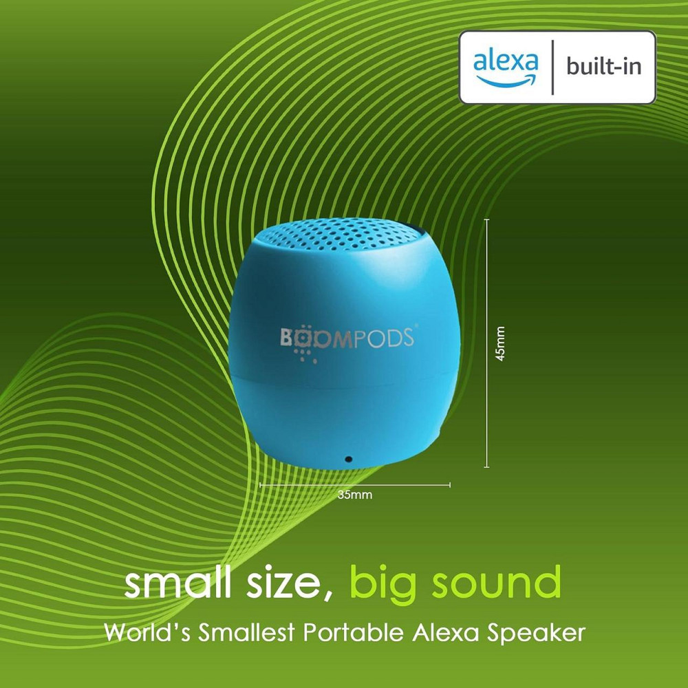 Ультрамаленькая Boompods Zero Мини-портативный динамик Bluetooth со встроенными умными устройствами Amazon Alexa водонепроницаема Киев - изображение 2