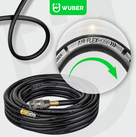 Шланг пневматичний до компресора 10м 6x13мм Wuber (Польща) Київ