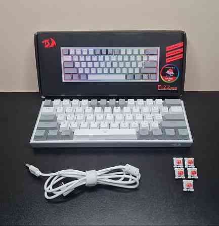 Механічна ігрова клавіатура Redragon Fizz k617 60% Клевань
