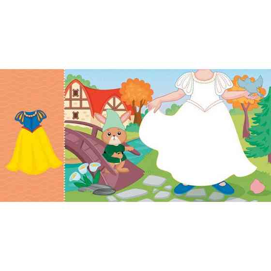 Дитяча книжка з наклейками Одягни ляльку "Крихітка Софія на маскараді" 615009 Вінниця