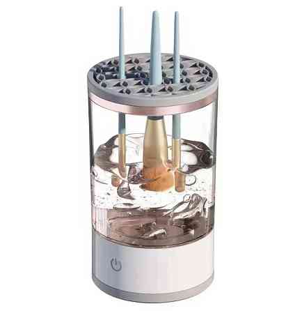 Очисник пензлів для макіяжу автоматичний 9516, білий Винница