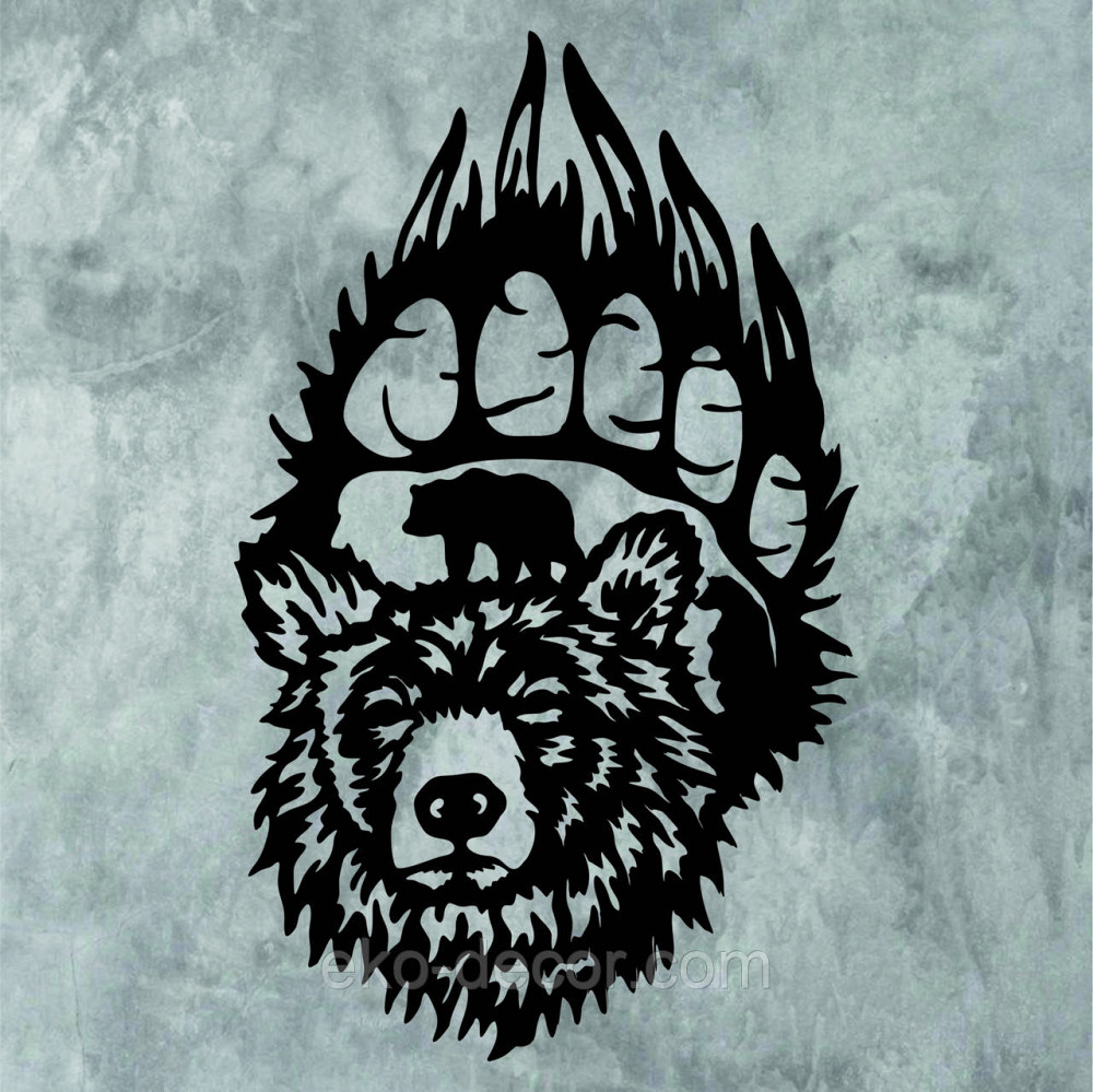 Настенное Панно  «Медведь» , Декор на стену Киев - изображение 10