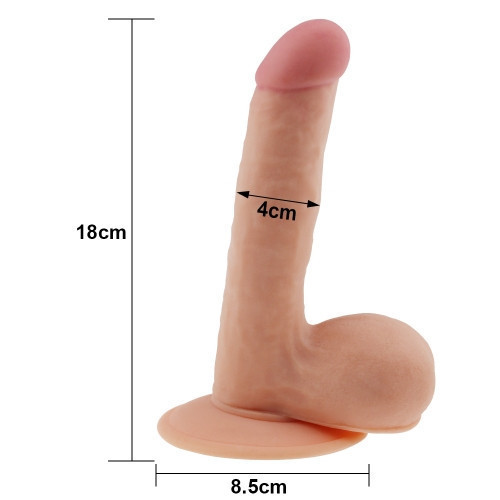 Фалоімітатор - The Ultra Soft Dude 7.5" Sex Aura Київ - фото 8