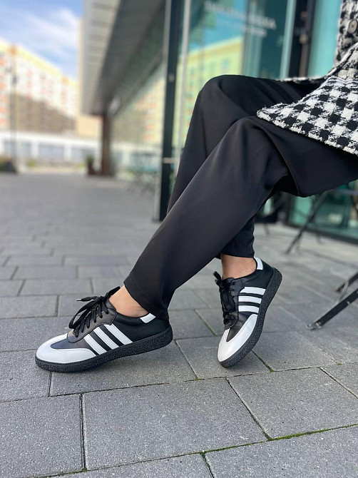 Roberto Netti Кеди жіночі Roberto Netti біло/чорні натуральна шкіра низький хід розмір 37-41 (5 Коломыя - изображение 9