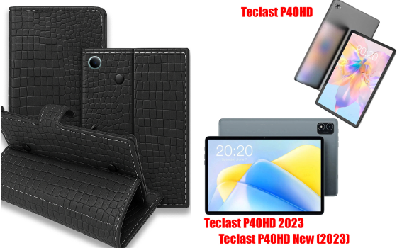 Книга-трансформер для планшета Teclast P40HD, P40HD 2023, P40HD New 2023, цвет Black Krokodil Black Киев
