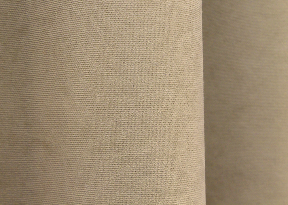 Комплект готовых штор VR-Textil Микровелюр Petek YL № 1800ш Бежевый 150х295 см 2 шт (33-0774) Киев - изображение 8