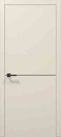 Двери экошпон, Полотно, серия PLATO (PL-21). Кремовый мат. (МЧ) Киев