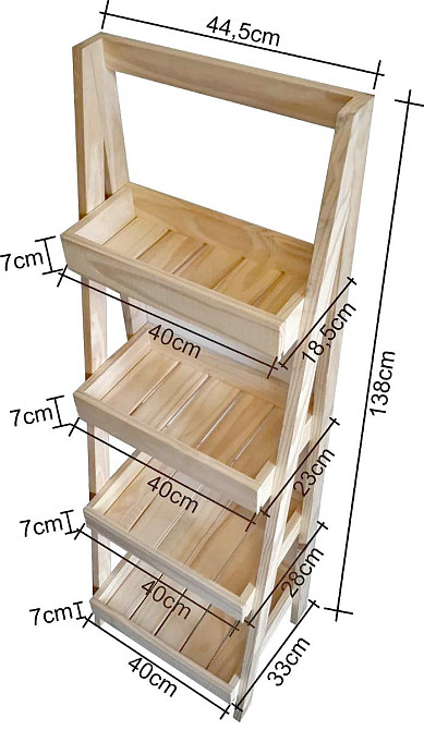 Стеллаж для овощей и фруктов 