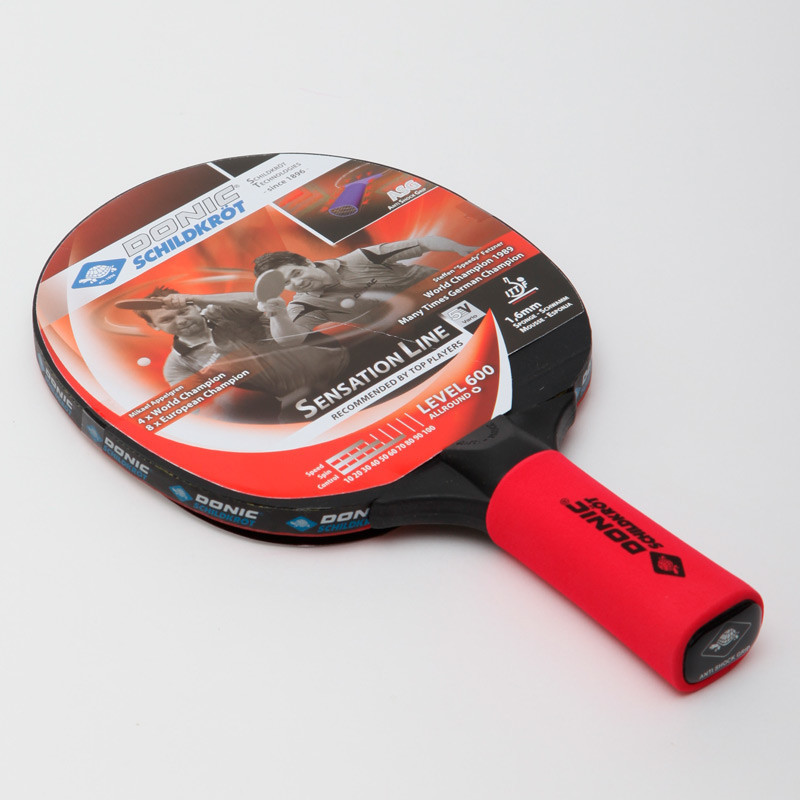 Ракетка настільний теніс Donic Sensation Line Level 600 Вишневе - фото 1
