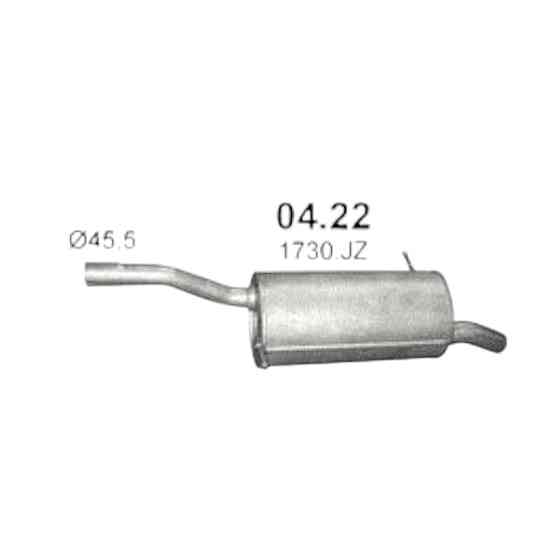 Глушитель Berlingo II, Пежо Partner II 1.6D Ситроен Мукачево