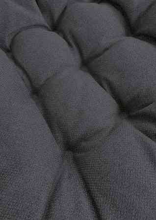 Подушка для стільців (50x50х8 см) Decorator Мальмо колір графітовий 84-137 Київ