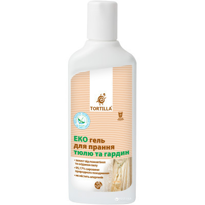 Гель для стирки Tortilla Эко для стирки тюли и гардин 500 мл (4820178060400) Винница - изображение 1