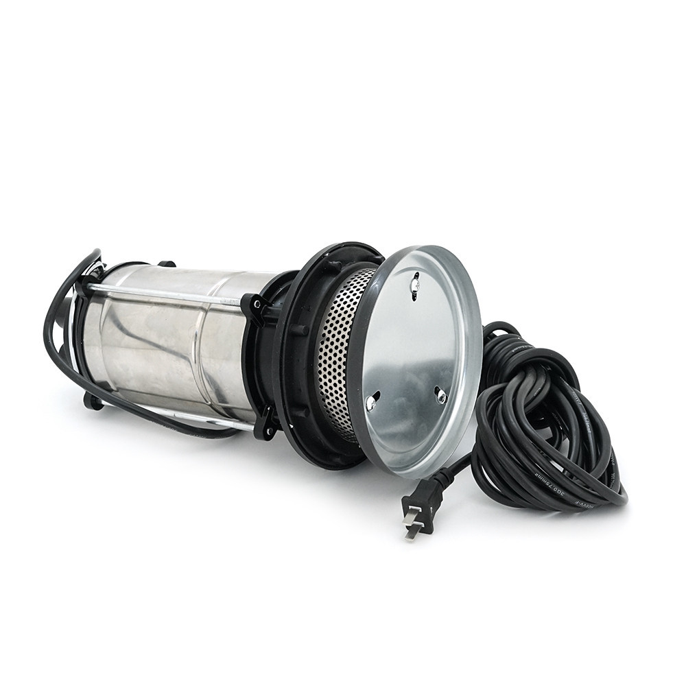 Погружающий насос, 1100W, 220V, до 4м3/ч, подъем до 26м, 25мм, нержавеющая сталь, 410х195х225 мм, 11 кг. + переходник Киев - изображение 2