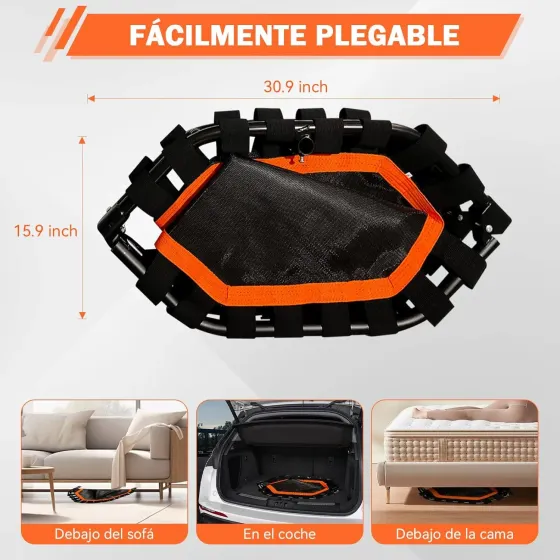 Фитнес батут круглый с ручкой для тренировок дома и зале Ø105/120 Коломыя