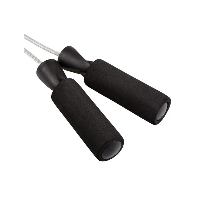 Скакалка швидкісна PowerPlay 4211 X ROPE з обтяжувачами (120г*2) Чорна (3м.) Кам'янське - фото 10