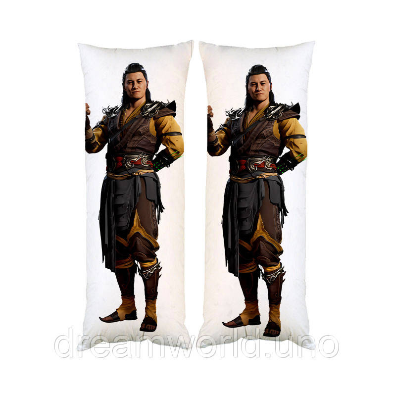 Подушка дакімакура Шан Цунг Mortal Kombat декоративна подушка для обіймання 30х60 Харків - фото 1
