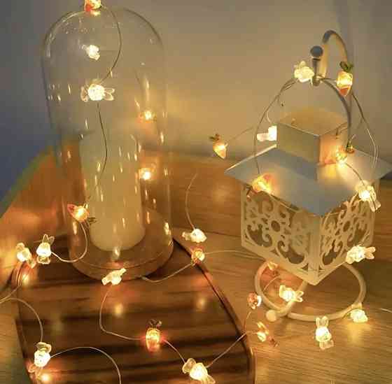 Гірлянда "Зайчики і морквинки" 2 м Сміла