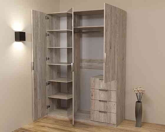 Шафа Крістал 2, Самоа Димчастий, 1500х520х2100 Львів