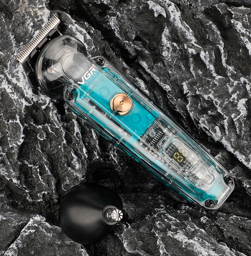 Тример акумуляторний VGR V-949 для бороди та носа IPX6 LCD (5 насадок) Вінниця - фото 7